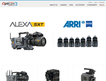 Tablet Screenshot of opticam.co.kr